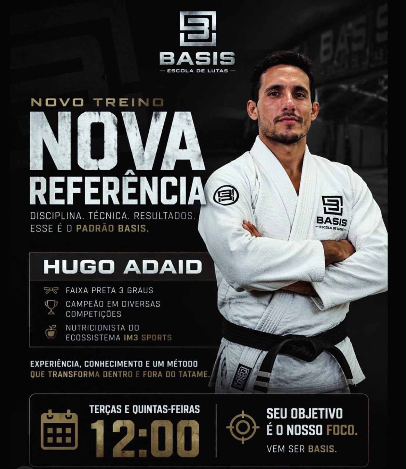 Professor Hugo Adaid - BASIS Escola de Lutas, Lagoa Santa MG